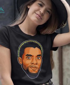 Chadwick Boseman King of Afro Futurism face art shirt