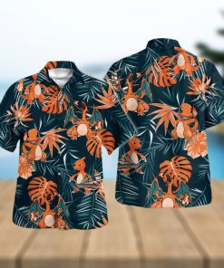 Charizard Charmeleon Charmander Tropical Design Hawaiian Shirt and Short