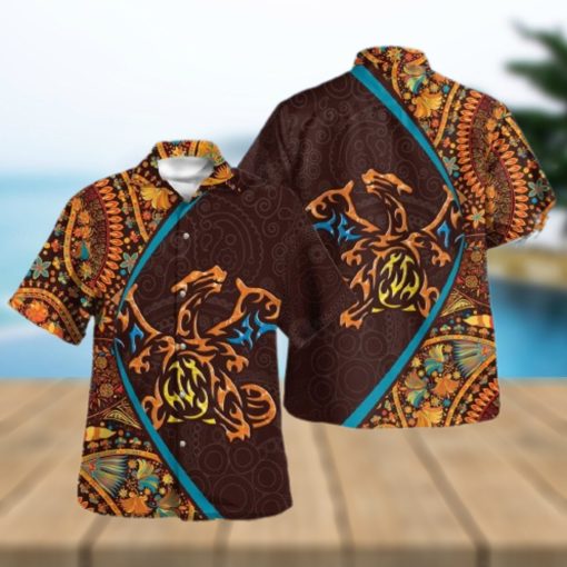 Charizard Paisley Pattern Design Hawaiian Shirt and Short