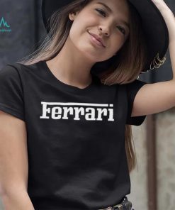 Charles Leclerc Wearing Ferrari shirt