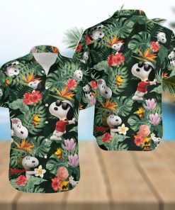 Charlie Brown Snoopy Hawaiian Shirt For Men