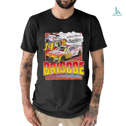 Chase Briscoe where there’s smoke Tony Stewart tribute 2023 shirt