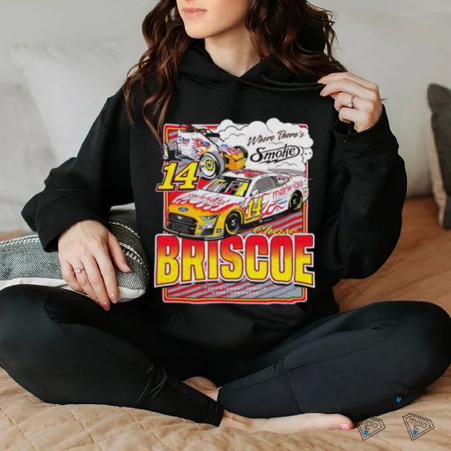 Chase Briscoe where there’s smoke Tony Stewart tribute 2023 shirt