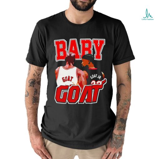 Chicago Bulls Michael Jordan Goat and Miami Heat Jimmy Butler Goat Jr Baby Goat shirt