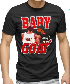 Chicago Bulls Michael Jordan Goat and Miami Heat Jimmy Butler Goat Jr Baby Goat shirt