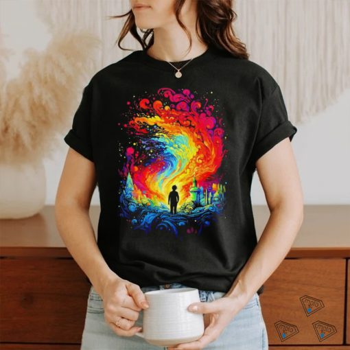 Child like wonder colorful shirt