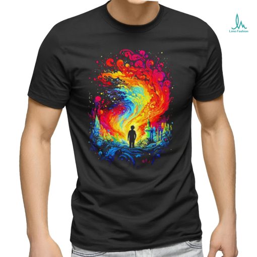 Child like wonder colorful shirt