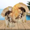 Courage The Cowardly Dog Short Sleeve Hawaiian Casual Shirt