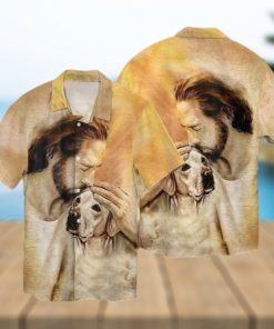 Christian Jesus Love Labrador Dog Aloha 3D Hawaiian Shirt For Men And Women