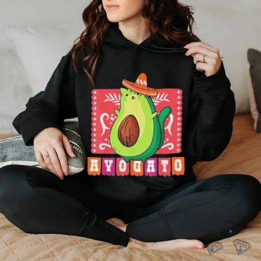 Cinco De Mayo Funny Meow Avogato Cat Avocado Mexico T Shirt