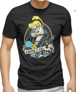 Cinderella tattoo Curfew Sucks cartoon shirt