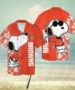 Cleveland Browns Snoopy Hawaiian Shirt For Men For Men