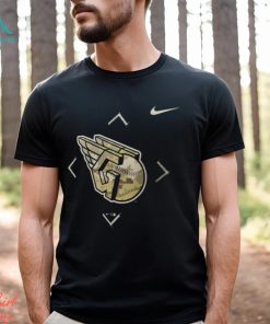 Men's Nike Black Detroit Tigers Camo Logo T-Shirt