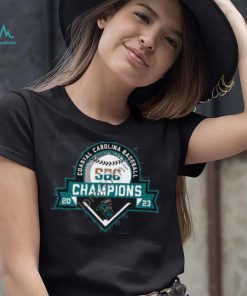 Coastal Carolina Chanticleers 2023 Sun Belt Baseball Regular Season Champions T Shirts