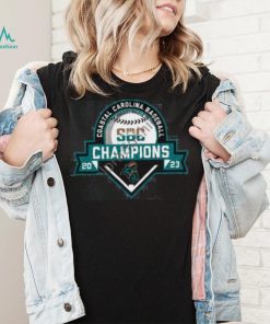 Coastal Carolina Chanticleers 2023 Sun Belt Baseball Regular Season Champions T Shirts