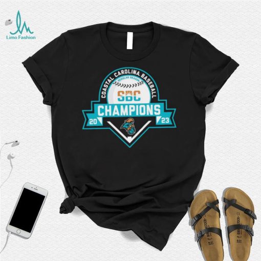 Coastal Carolina Chanticleers 2023 Sun Belt Baseball Regular Season Champions logo shirt