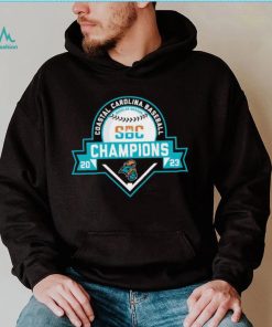 Coastal Carolina Chanticleers 2023 Sun Belt Baseball Regular Season Champions logo shirt