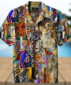 Collage De Picasso 3D Funny Hawaiian Shirt