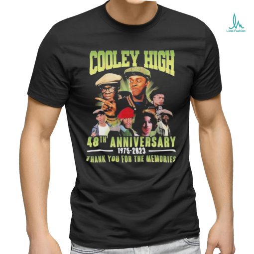 Cooley High 48th Anniversary 1975 – 2023 Thank You For The Memories T Shirt