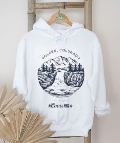 Coors Banquet Beer Golden Colorado Mountains Logo Shirt