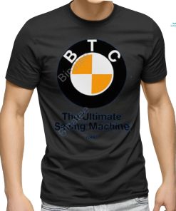 Cory Klippsten Wearing Btc The Ultimate Saving Machine Bitcoin Shirt