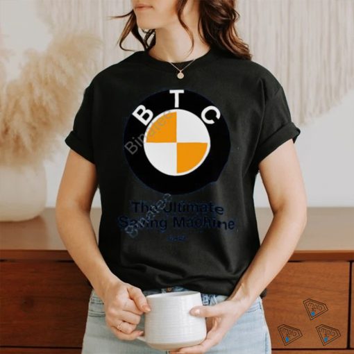 Cory Klippsten Wearing Btc The Ultimate Saving Machine Bitcoin Shirt