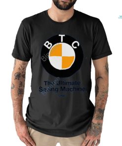 Cory Klippsten Wearing Btc The Ultimate Saving Machine Bitcoin Shirt