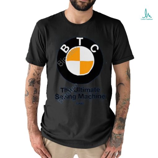 Cory Klippsten Wearing Btc The Ultimate Saving Machine Bitcoin Shirt