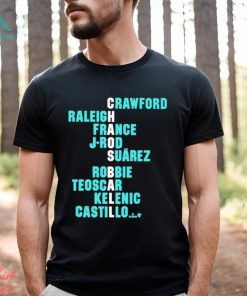 Crawford Raleigh France J Rod Suarez Robbie Teoscar Kelenic Castillo Shirt