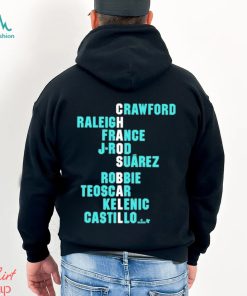 Crawford Raleigh France J Rod Suarez Robbie Teoscar Kelenic Castillo Shirt