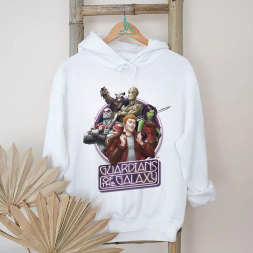 Crew Neon Sign Guardians Of The Galaxy Shirt