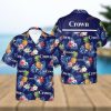 Crown Royal Beach 3D Funny Hawaiian Shirt