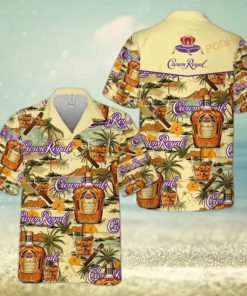 Crown Royal Drink 3D Funny Hawaiian Shirt