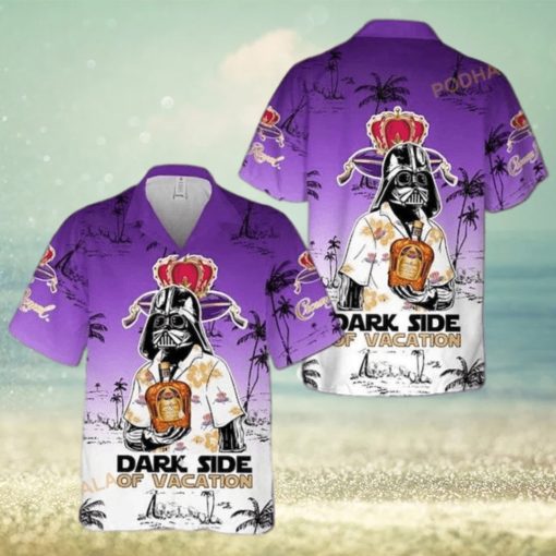 Crown Royal Star Wars Dark Side Of Vacation 3D Funny Hawaiian Shirt