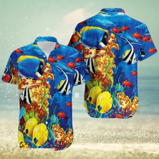 Cute Sea Aloha 3D Hawaiian Shirt For Men And Women