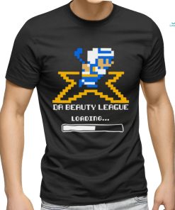 Da Beauty League hockey pixel art logo shirt