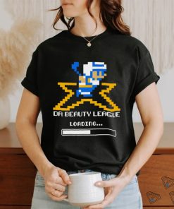 Da Beauty League hockey pixel art logo shirt