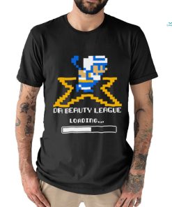 Da Beauty League hockey pixel art logo shirt