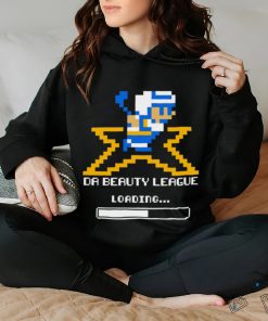 Da Beauty League hockey pixel art logo shirt