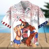 Dachshund Independence Day Is Coming 3D Funny Hawaiian Shirt