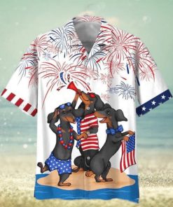 Dachshund Independence Day Is Coming 3D Funny Hawaiian Shirt