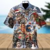 Daft Punk 3D Funny Hawaiian Shirt