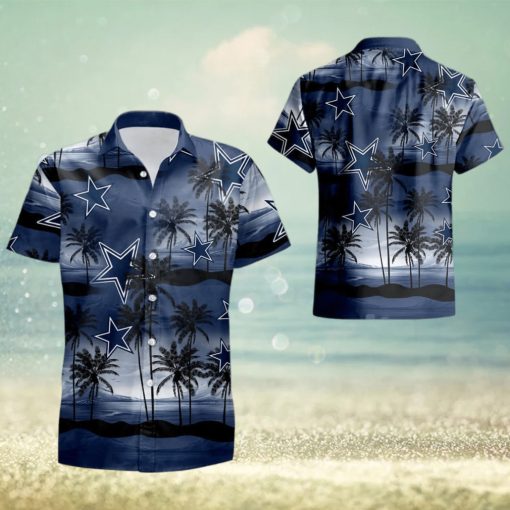 Dallas Cowboys Coconut Island Navy Ocean Summer Gift Hawaiian Shirt For Men And Women