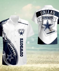 Dallas Cowboys Mens Fireball Summer Hawaiian Shirt For Men And Women