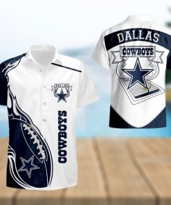 Dallas Cowboys Mens Fireball Summer Hawaiian Shirt For Men And Women