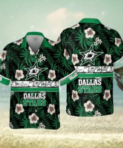 Dallas Stars National Hockey League 2023 Hibiscus Pattern Hawaiian Shirt