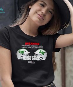 Dave Campbell’s Texas Football Lake Worth Bullfrogs helmet Breaking innovative offensive mind taking over at Lake Worth shirt