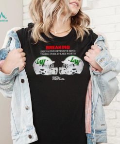 Dave Campbell’s Texas Football Lake Worth Bullfrogs helmet Breaking innovative offensive mind taking over at Lake Worth shirt