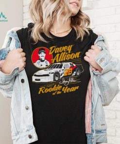 Davey Allison Rookie of the Year 1987 signature retro shirt