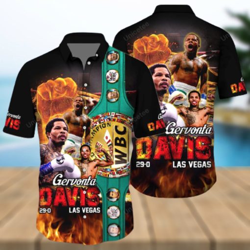 Davis Win Las Vegas WBC Boxing Hawaiian Shirt